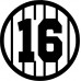 Yankees Retired Number 16 Whitey Ford